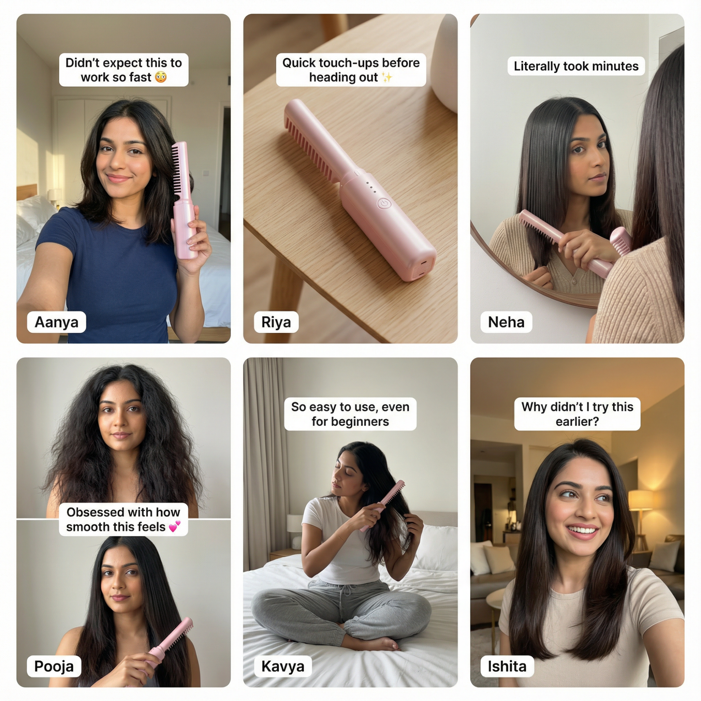 Rivix Hot Comb Hair Straightener