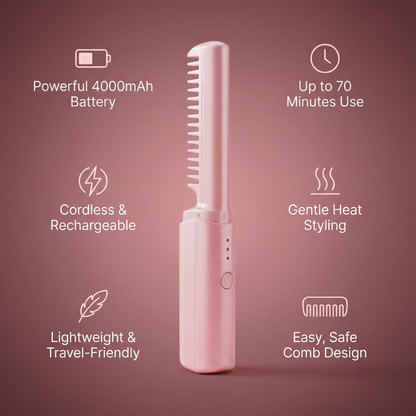 Rivix Hot Comb Hair Straightener